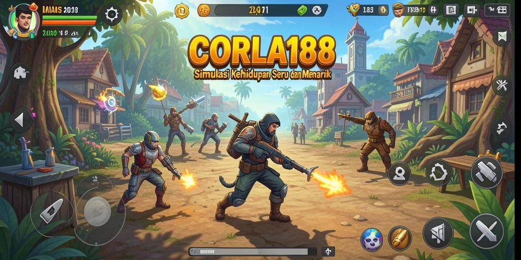 Screenshot gameplay CORLA188 yang menunjukkan pengalaman simulasi yang mendalam.