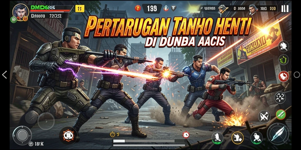 Screenshot DMD686 menampilkan aksi seru dalam gameplay yang mendebarkan.