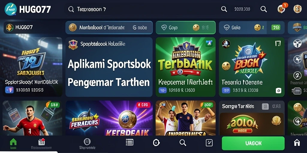 Tampilan gameplay taruhan olahraga di HUGO77 yang menarik.
