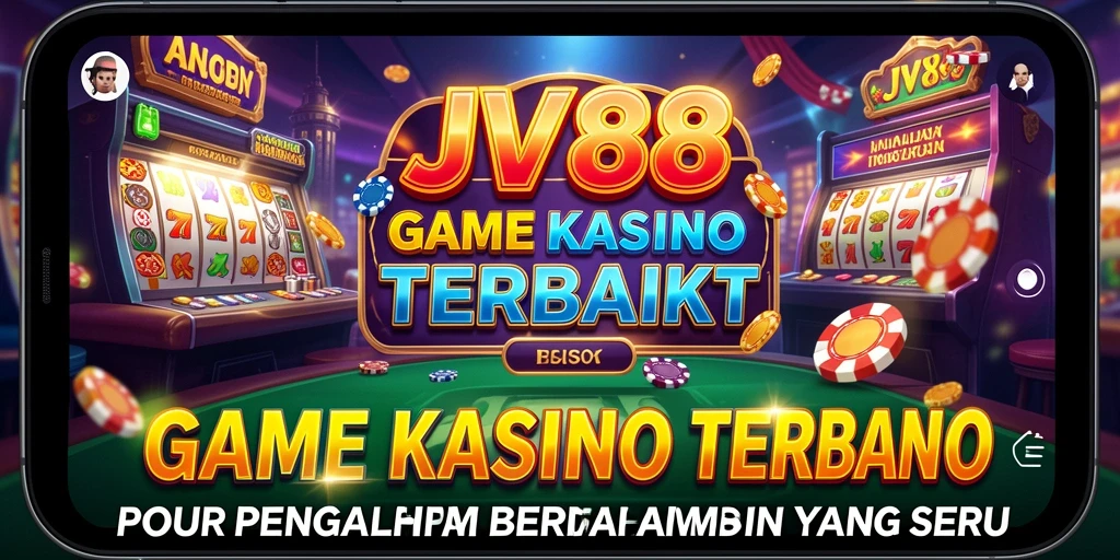 Screenshot menampilkan gameplay seru di JV88, penuh dengan aksi Kasino.