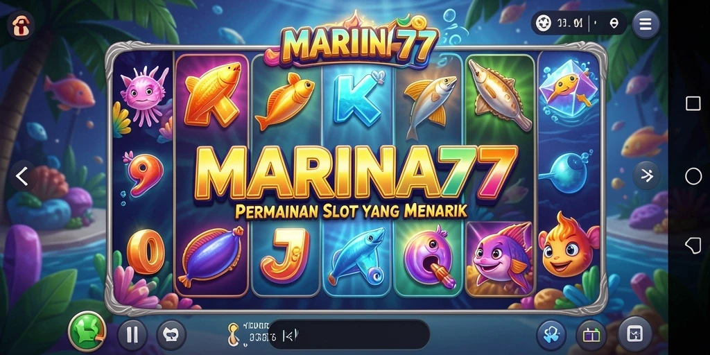 Tampilan permainan Slot MARINA77 yang menarik dan mengasyikkan.