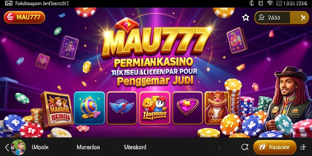 Tampilan menarik dari gameplay Kasino di MAU777.