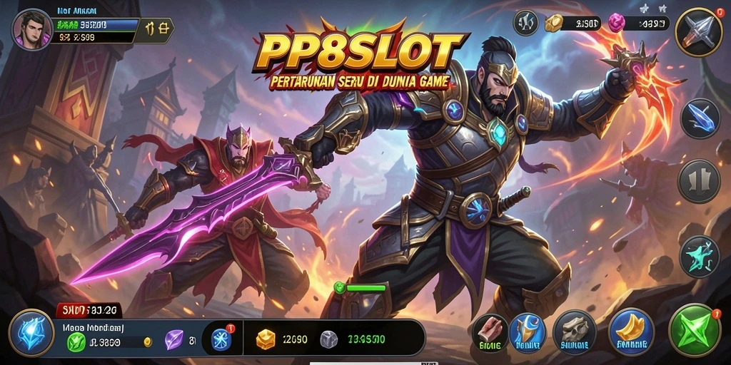 Tampilan gameplay menarik dengan karakter Fighting yang dinamis.