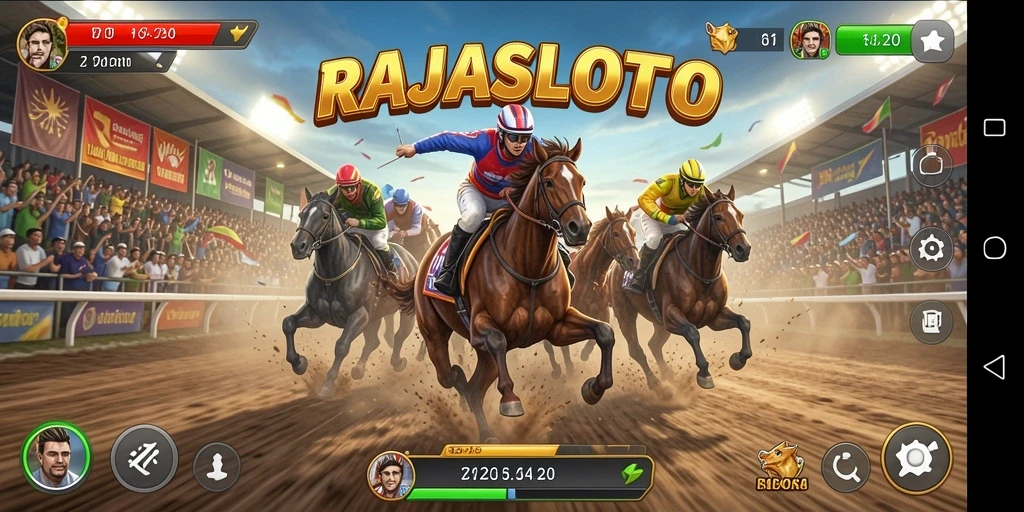 Tampilan gameplay seru dan menantang di RAJASLOTO.